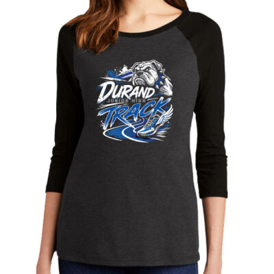 Durand JH Track 2026 - Women's Perfect Tri ® 3/4 Sleeve Raglan Thumbnail