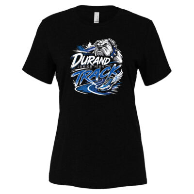 Durand JH Track 2026 - Women’s Relaxed Fit Heather CVC Tee Thumbnail